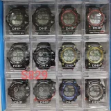 Kit com 12 Relógios S829 Digitais no Atacado • À Prova d’Água • Caixa Acrílica (cópia)