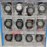 Kit com 12 Relógios S829 Digitais no Atacado • À Prova d’Água • Caixa Acrílica