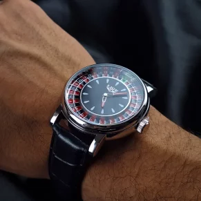 Relógio Jacob Roleta Preto no Atacado • Cassino Tourbillon Masculino