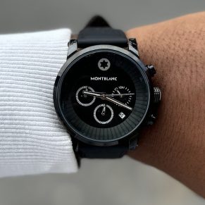 Montblanc TimeWalker Preto Chronograph 106507 no Atacado • Linha Diamante