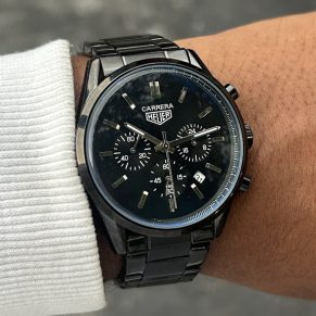 Relógio Tag Huer Preto No Atacado