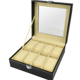 Estojo para 8 Relógios em Couro Ecológico