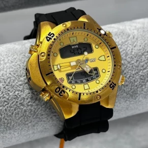 Relógio Xufeng Premium • Metal e Borracha • À Prova d’Água (cópia)