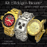 Kit Iniciante com 3 Relógios