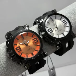 Kit com 6 Relógios Masculinos DHP Pulseira de Borracha no Atacado