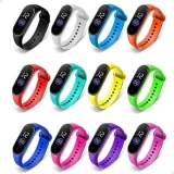 Kit com 10 Relógios Esporte LED Unissex Resistente à Água