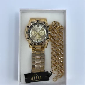 Kit c/10 Relógios Masculinos Completo com Relógio DHP no Atacado